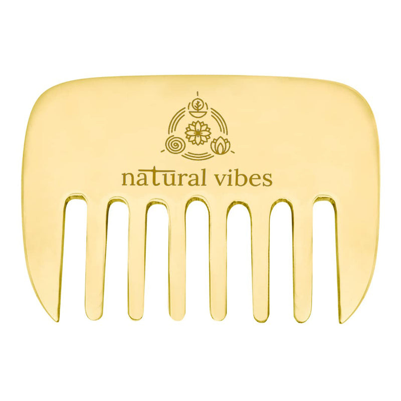 Kansa Hair Comb | Reduce Hair Fall, Growth, Circulation & Stress Relief