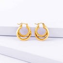 Hoops Earrings | Gold Plated Jewellery