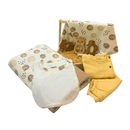 Newborn Baby Gifts | Cotton Swaddle & Blanket | Bib & Jabla Set | Rattle & Teethers | Set of 7