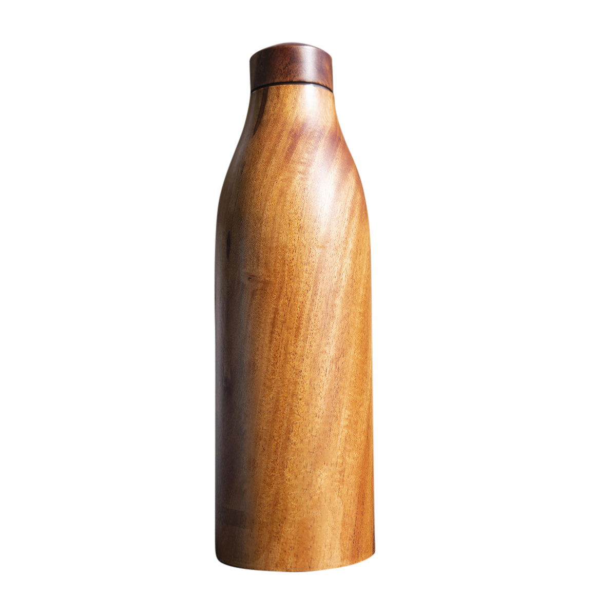 Wooden Water Bottle - Buy Neem Wood Water Bottle Online, 500ML