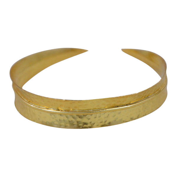 Recycled Brass Plain Bangles | Gold Toned | Set of 2