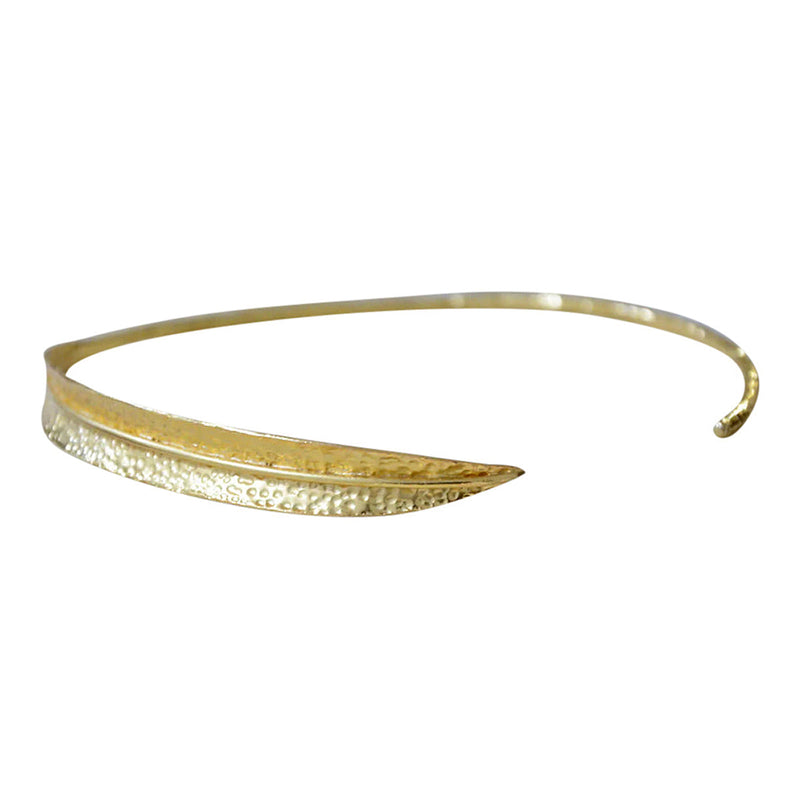 Brass Choker Necklace | Artisanal Made | Gold Toned