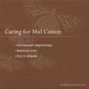 Mulmul Cotton Saree | Handblock Printed | Indigo