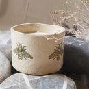 Papier Mache | Soy Wax Scented Candle | Lemongrass | Off White & Blue