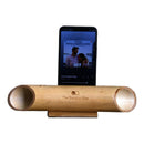Mobile Stand & Speaker | Bamboo | Natural Acoustic Speaker