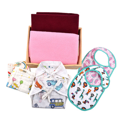 Gift for Newborn Baby | Organic Cotton | Set of 8