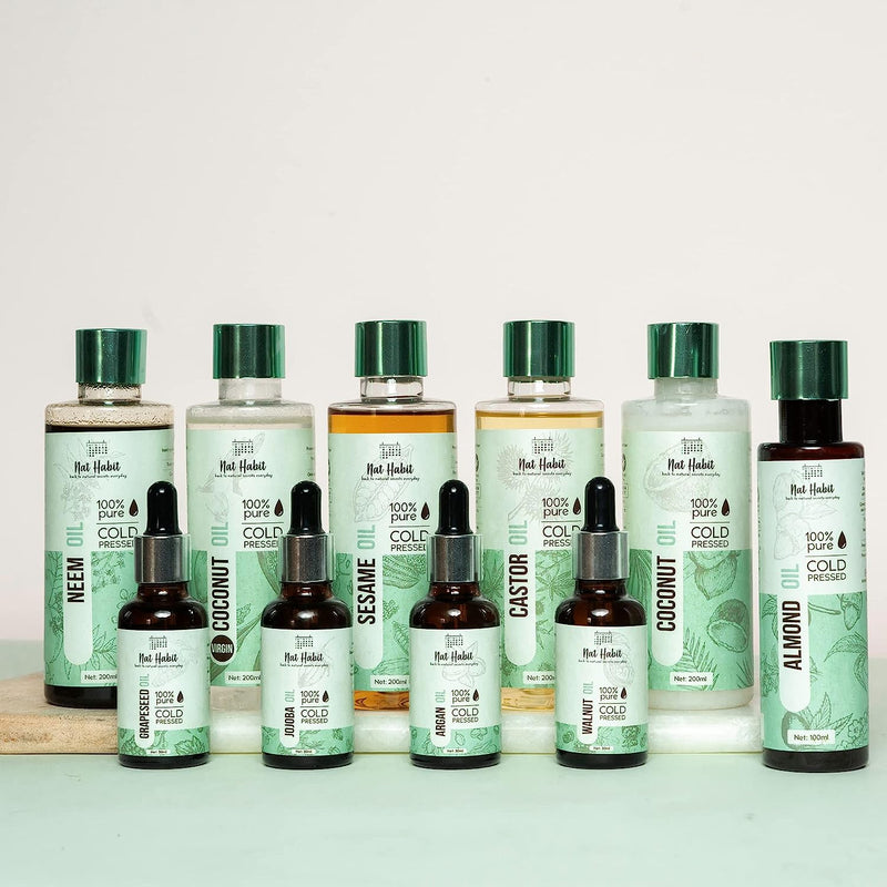 Virgin Coconut Oil | Nat Habit Skin & Hair Oil | 200 ml