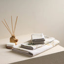 Bamboo Cotton Towel Set | Terry Cloth | Autumn Beige | Set of 4
