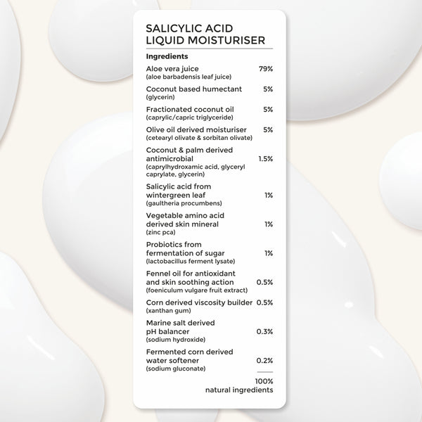Liquid Moisturiser | Salicylic Acid | Clear, Purified & Acne Prone Skin | 30 ml