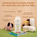 Natural Baby Powder | Talc-Free | Dermatologist Tested | 200 g
