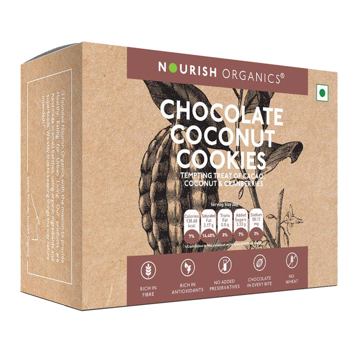 Vegan Chocolate Coconut Cookies | 120 g