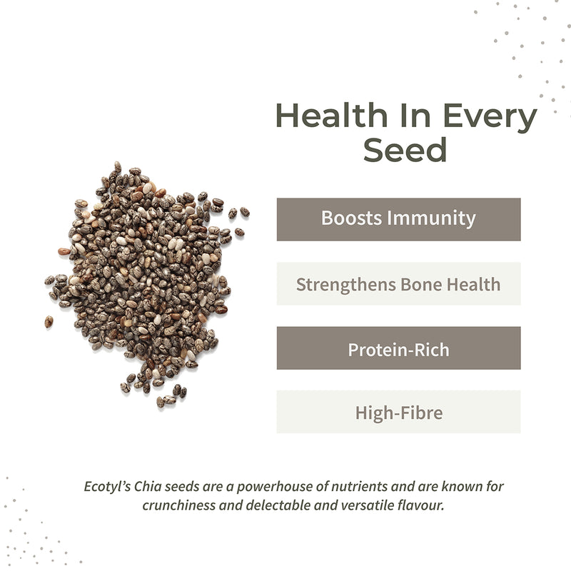 Chia Seeds | Raw | Rich in Antioxidants & Fibre | 250 g
