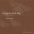 Cotton Denim Kids Bag | Checkered | Multicolour | 5 L