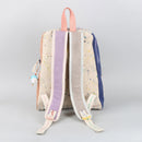 Cotton Denim Kids Backpack Bag | Multicolour | 5 L
