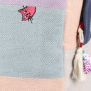 Cotton Denim Kids Backpack | Multicolour | 5 L