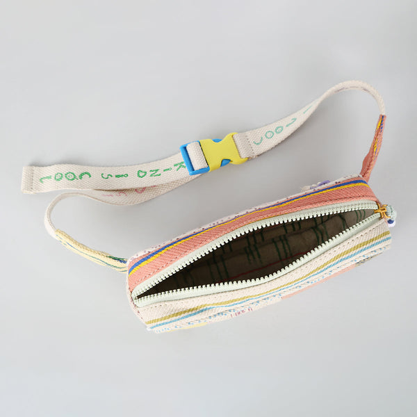 Cotton Kids Waist Bag | Patchwork | Multicolour | 1 L