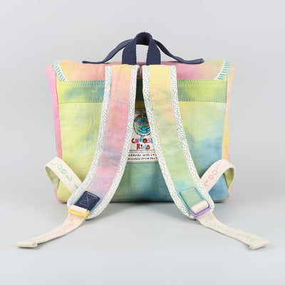Cotton Denim Kids Bag | Tie-Dye | Multicolour | 3 L
