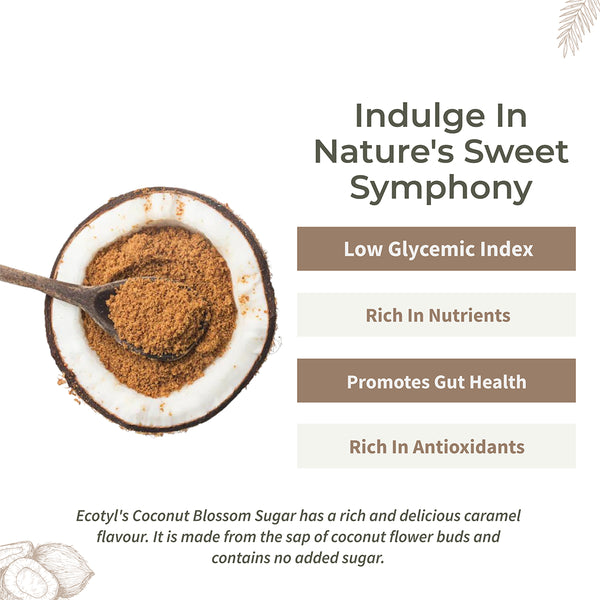 Coconut Sugar | Blossom Sugar | Rich In Minerals | Natural Sweetener | 300 g