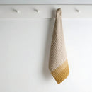 Bamboo Cotton Towel Set | Waffle Design | Brown | Set of 4