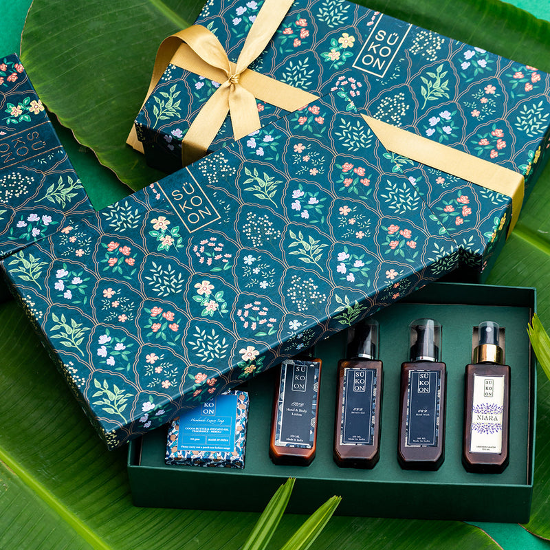 Festive Gifts | Gifts for Women | Bath & Skin Care Kit | Oud Range | Set of 6
