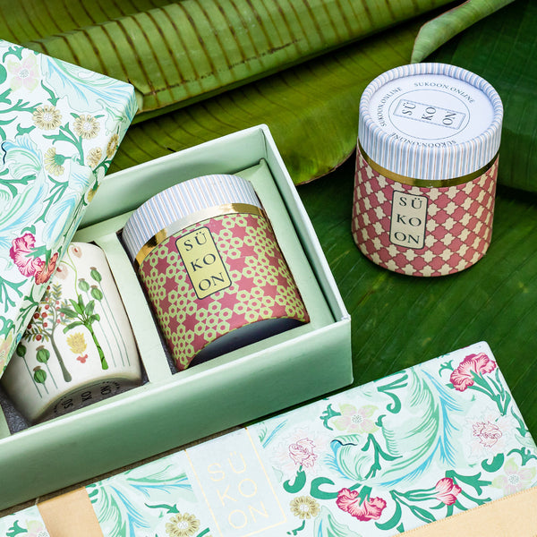 Festive Gifts | Tea Gift Set | Ceramic Cups | Green Tea | Set of 3
