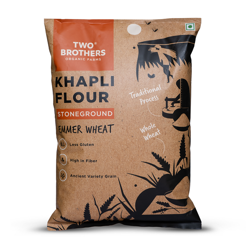 Khapli Atta (Flour) | Stoneground | Protein Rich | 5 kg