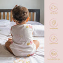 Cotton Baby Jabla Set | Elephant Print | Madder Pink