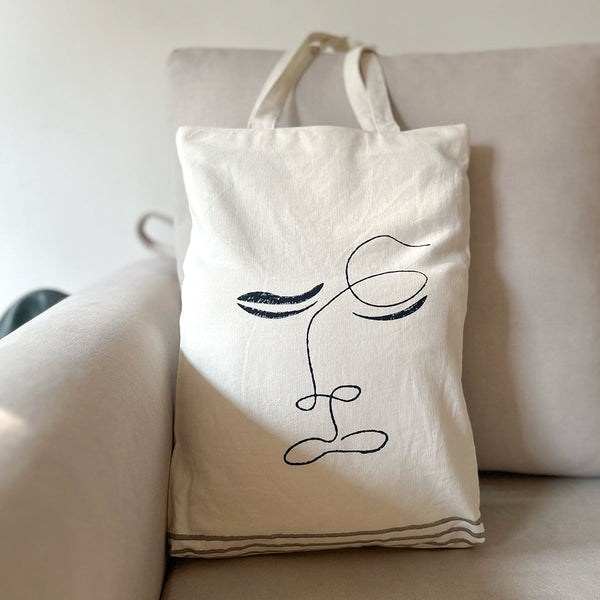 Canvas Tote Bag | Kanso | White