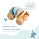 Wooden Baby Rattle | Multicolour