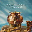 Copper Utensils | Copper Jug With Lid | 1 L