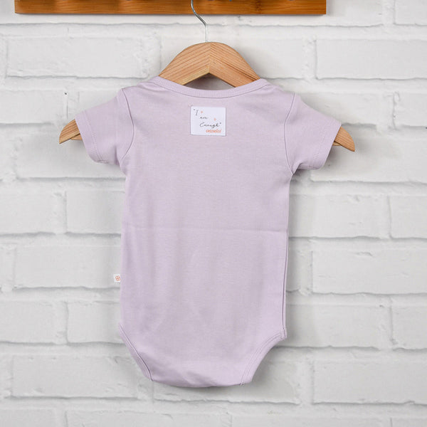 Organic Cotton Onesie for Baby | Printed | Lavender