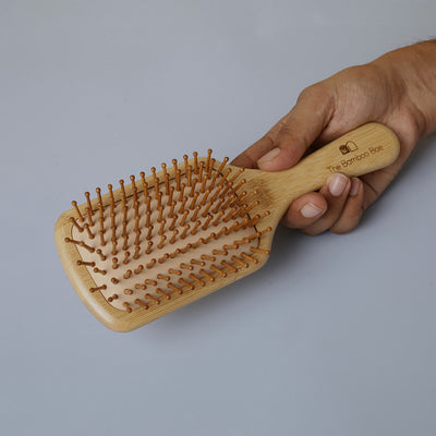 Bamboo Brush | Hair Brush | Detangling Brush | Beige