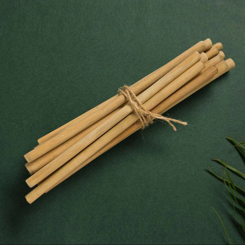 Bamboo Straw | 4 Straws & 1 Cleaner | Reusable Natural & Handcrafted