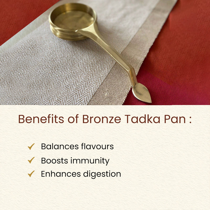 Bronze Utensils | Bronze Tadka Pan | 4.25 inch