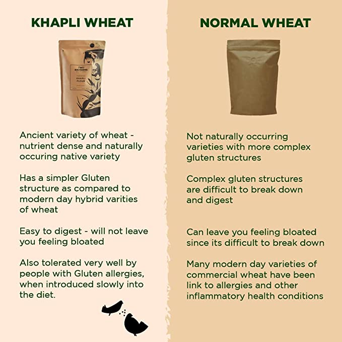 Khapli Wheat | Stoneground | High in Protein | 2 kg