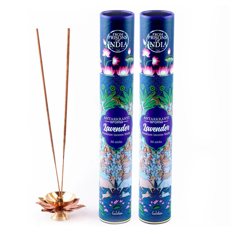 Incense Sticks | Agarbatti | Lavender | 50 Sticks