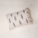 Organic Cotton Cushion Cover | Printed | Off-White