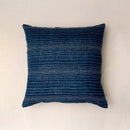 Organic Cotton Cushion Cover | Striped | Blue