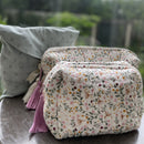 Cotton Toiletry Bag for Baby & Kids | Quilted | Ivory