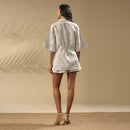 Summer Jacket for Women | Hemp Kimono Overlay | Off White
