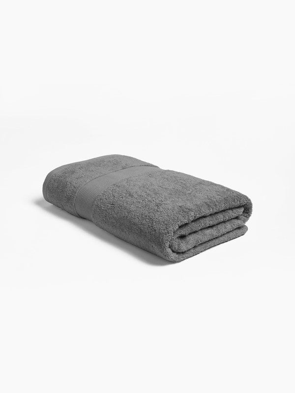 Organic Cotton  Bath Towel | Dark Grey