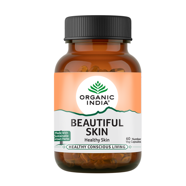 Organic India | Beautiful Skin | 60 Capsules | Purify Blood | Rejuvenates Skin