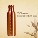 Copper Bottle with Cleaning Brush | 1 L