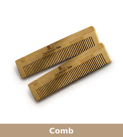 Comb | Non Static | Bamboo | Pocket Size | Pack of 2