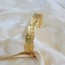 Recycled Brass Bangles | Gold Toned | Set of 2