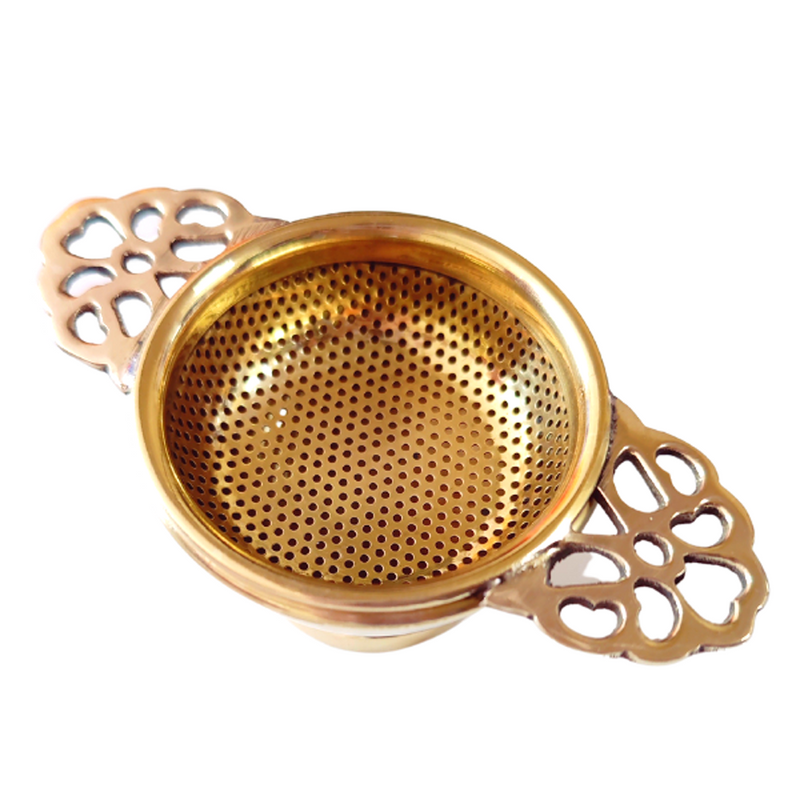 Empress Brass tea strainer ( 5 cms )