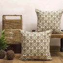 Handblock Printed Cotton Cushion Covers | Set of 2 | Multicolor