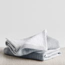 Bamboo Towel | Face Towel | Bamboo Cotton | Light Grey | 30 x 30 cm | Set of 2