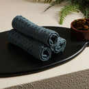 Bamboo Towel | Face Towel | Bamboo Cotton | Dark Grey | 30 x 30 cm | Set of 2