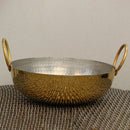Brass Utensils | Brass Cookware | Kadai with Lid | 1.5 Litre